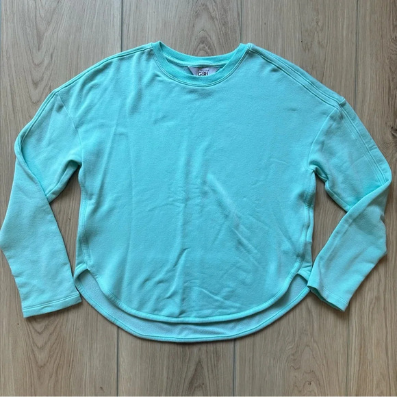 Athleta Girl Up For Anything Sweatshirt Size Large/12 - Picture 6 of 9